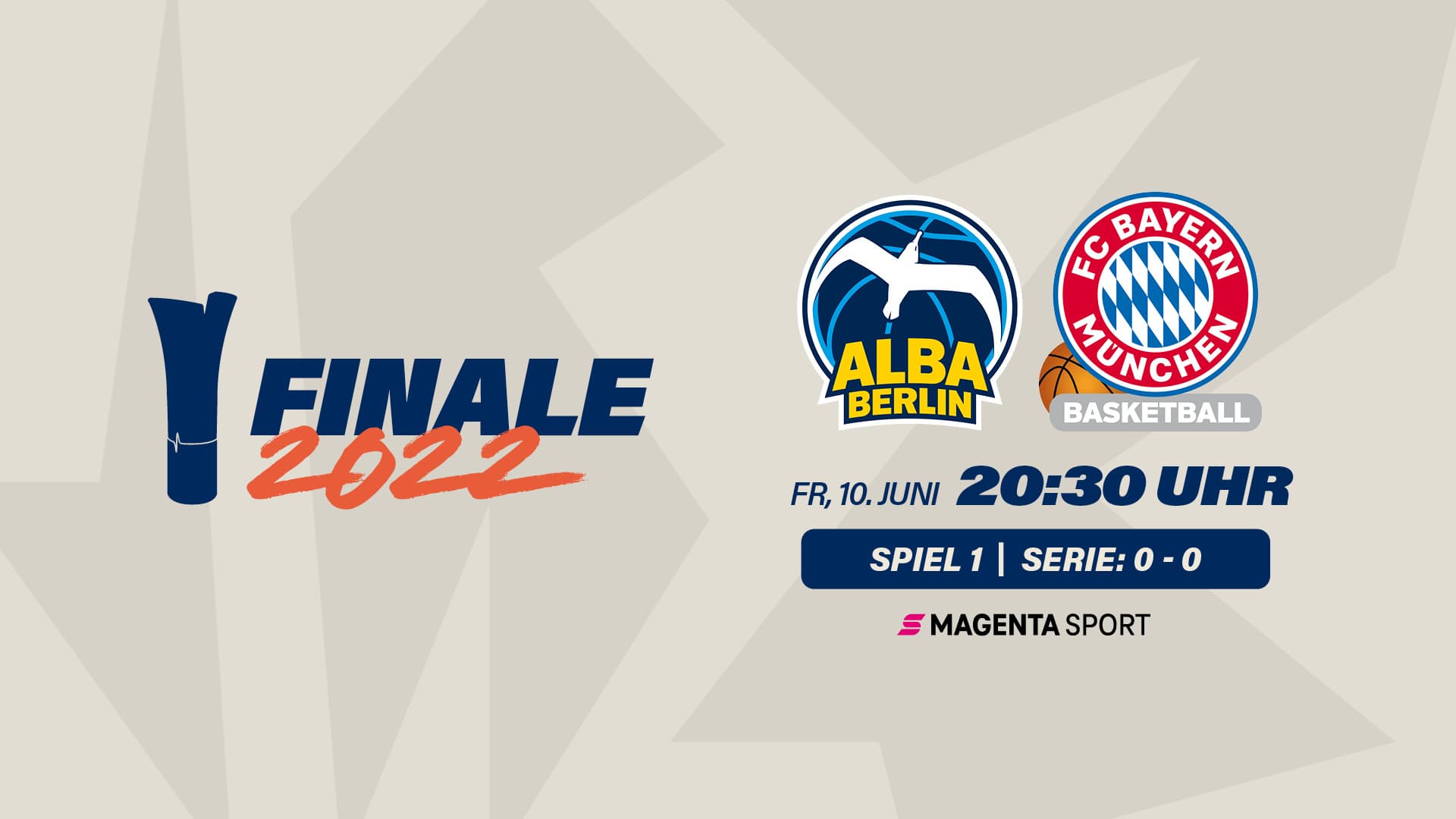 <!-- wp:paragraph -->
<p><strong>Status quo:</strong> Der Titelverteidiger aus Berlin machte im Halbfinale mit 3:0 gegen Ludwigsburg kurzen Prozess, um zum 19. Mal (zum fünften Mal in Folge) ins Finale einzuziehen. Die Münchener mussten in ihrer Halbfinalserie trotz zweier Auftaktsiege gegen die Telekom Baskets Bonn über die volle Distanz von fünf Spielen gehen, um zum sechsten Mal (zum fünften Mal gegen Berlin) die Endspielserie um den Titel zu erreichen. Die Berliner, die nach dem Erreichen des Finales über Pfingsten zehn Tage auf ihren Gegner warten durften, gehen damit deutlich ausgeruhter ins Finale als die Bayern, die – wie zu Zeiten der Doppelbelastung – am Freitag in der Mercedes-Benz Arena schon ihr viertes Spiel innerhalb von sieben Tagen absolvieren.</p>
<!-- /wp:paragraph -->

<!-- wp:paragraph -->
<p>Trainer Israel Gonzalez kann zudem dem Vernehmen nach im Finale sogar wieder auf einen einsatzbereiten Marcus Eriksson zählen. Allerdings müsste er dafür einen anderen Import-Spieler aus seinem seit Ende März (Niederlage in Chemnitz) ungeschlagenen Team nehmen. Bayern-Trainer Andrea Trinchieri hat sogar neun Import-Spieler im Aufgebot, von denen allerdings neben Darrun Hilliard wohl auch Corey Walden verletztungsbedingt auch im Finale nicht mehr zum Einsatz kommen wird. Schon im Viertel- und Halbfinale stand der Bayern-Trainer somit weniger vor der Qual der Wahl als ihm lieb sein konnte. Gegen Chemnitz setzte Othello Hunter aus, gegen Bonn dreimal Zan Sisko und je einmal Augustine Rubit und Ognjen Jaramaz.</p>
<!-- /wp:paragraph -->