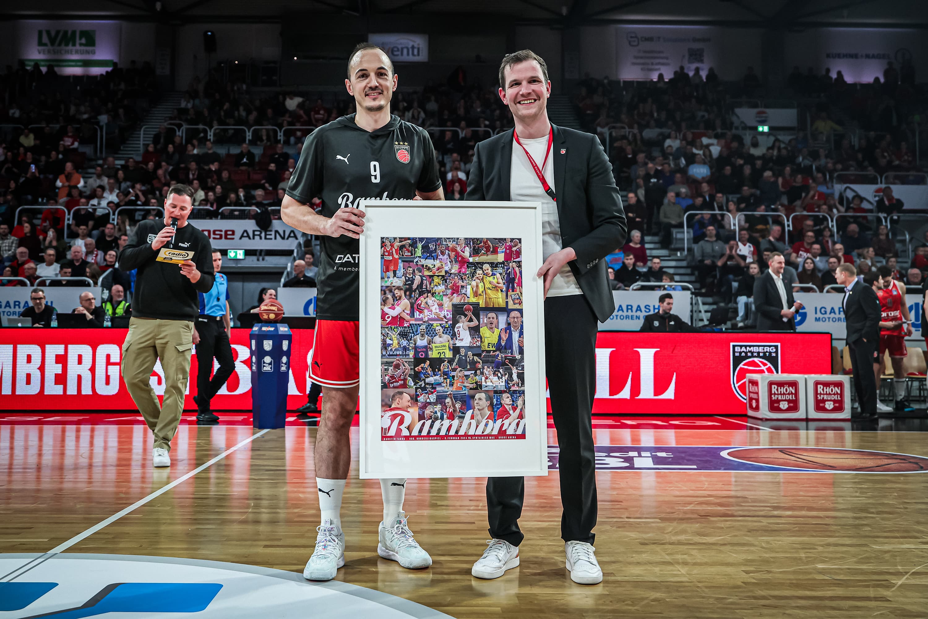 One of the legends of the easyCredit BBL reached a major milestone this week as Bamberg Baskets’ Kartsten Tadda became just the second player to appear in 600 games since 1998. The biggest game on the court had ALBA BERLIN rally from 16 points down to defeat ratiopharm ulm while FC Bayern Munich were carried by their world champions to a 10th straight win.