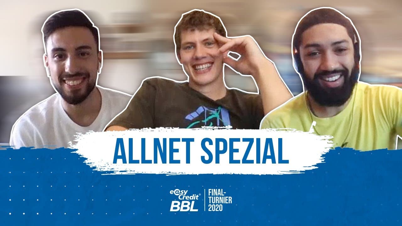 In der sechsten und somit vorletzten Folge des ALLNET Spezials vom Final-Turnier 2020 fahren wir erneut richtig groß auf! Moritz Wagner von den Washington Wizards, die Nationalspieler Ismet Akpinar und Niels Giffey sowie Peyton Siva von ALBA BERLIN und Jonas Wohlfarth-Bottermann von den MHP Riesen Ludwigsburg sind zu Gast im Talk mit C-BAS und Sven. Mo berichtet über die Vorbereitungen zum anstehenden NBA-Turnier in Disneyland und Izi über mögliche Angebote, die zu seiner Zukunft auf dem Tisch liegen.


